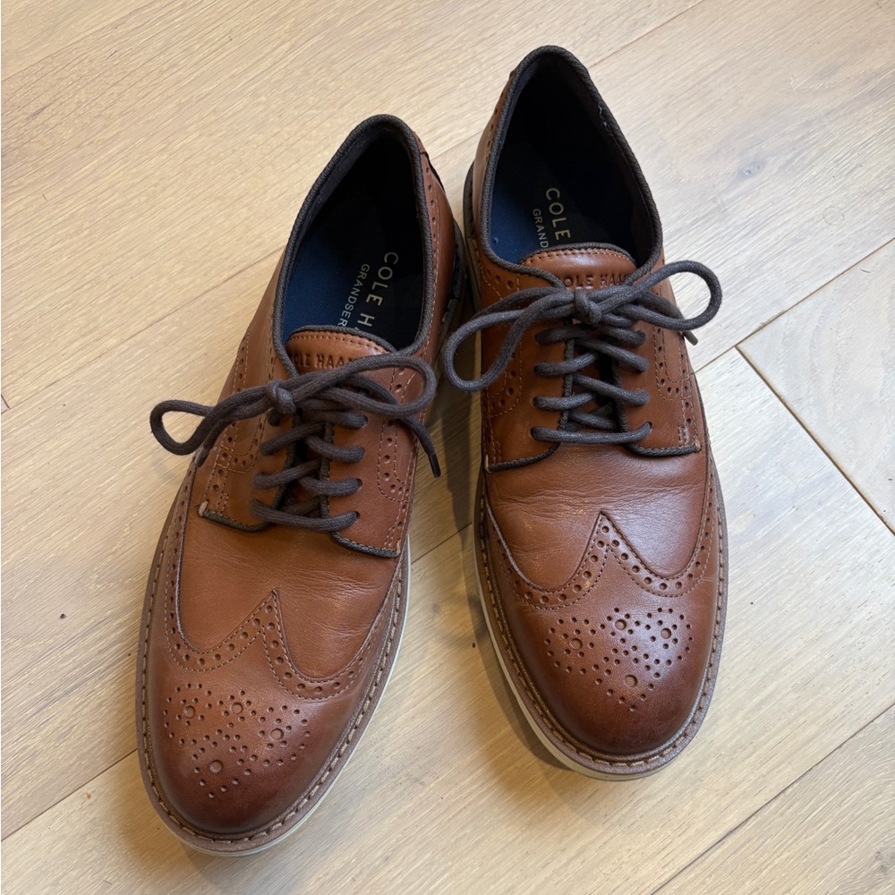 Cole Haan GrandSeries Leather Wingtip Oxfords – Men’s 8M